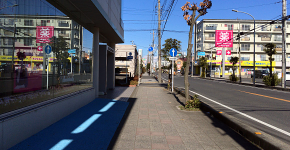 戸田市の歩道