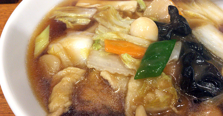 菜道楽の広東麺