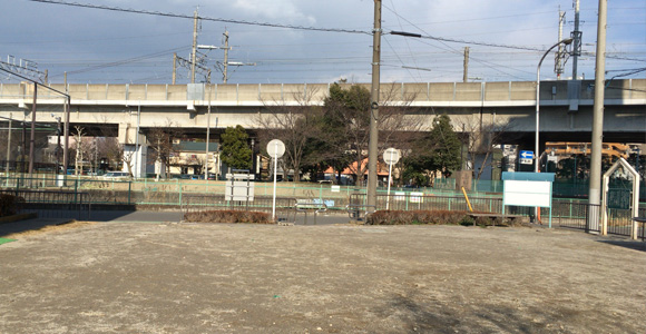 新幹線が見える（2018年2月）