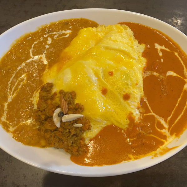 オムライスカレー