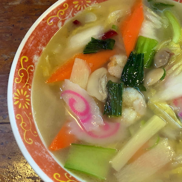 野菜スープ麺
