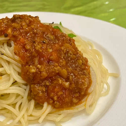 ミートソーススパ