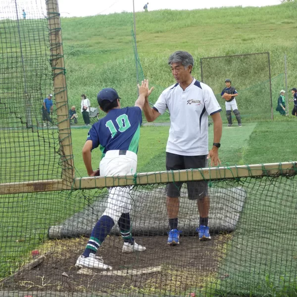 練習の様子（川口リトルシニア）