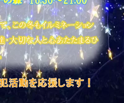 こどもの国イルミネーション(埼玉県戸田市)