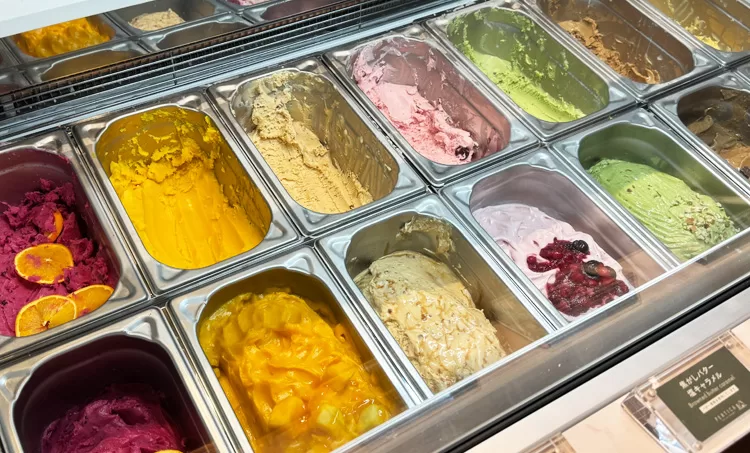 イタリアンリゾート ペルティカ 戸田公園店のジェラート