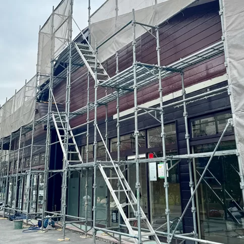 改装リニューアル中の様子