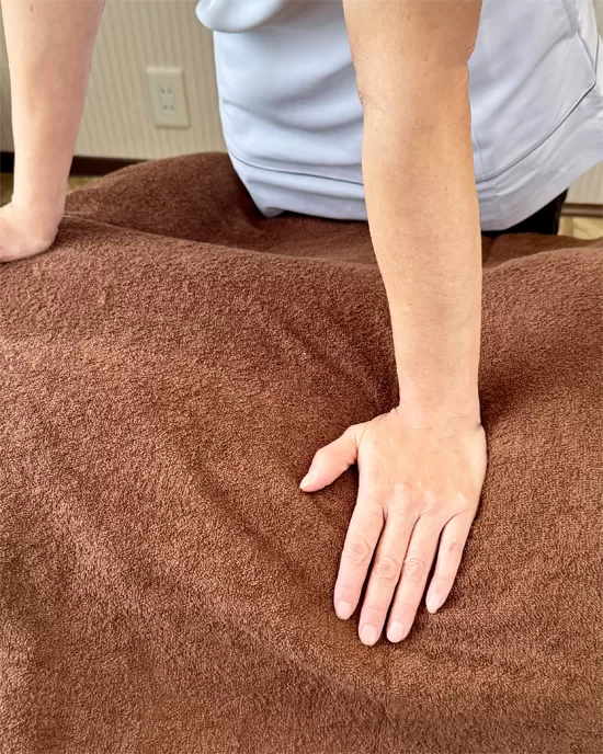 施術するお部屋(施術の様子)