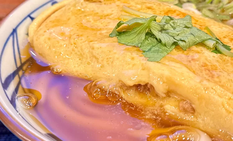 だし玉肉づつみうどん(丸亀製麺戸田)