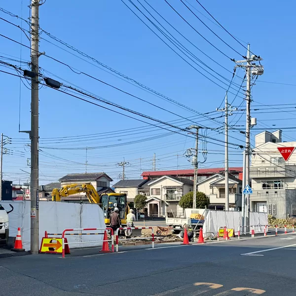 マクドナルド建設現場の様子（2026年2月18日）