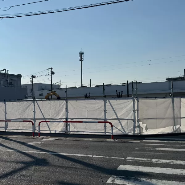 マクドナルド建設現場の様子（2026年2月18日）