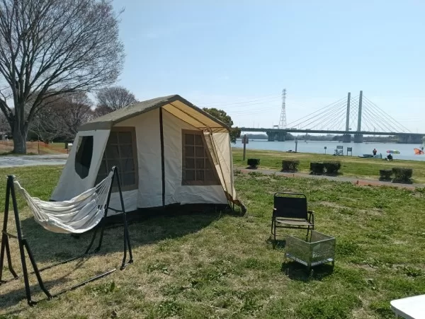 手ぶらキャンププラン(埼玉県戸田市・彩湖BASE)